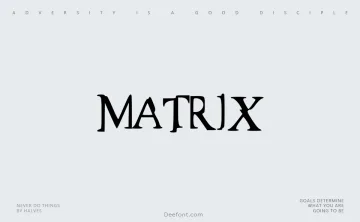 Matrix Font