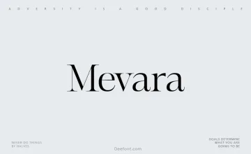 Mevara Font