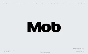 Mob Font
