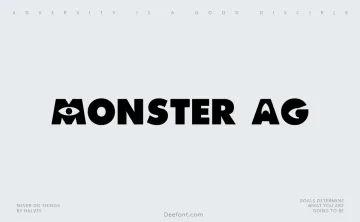 Monster AG Font