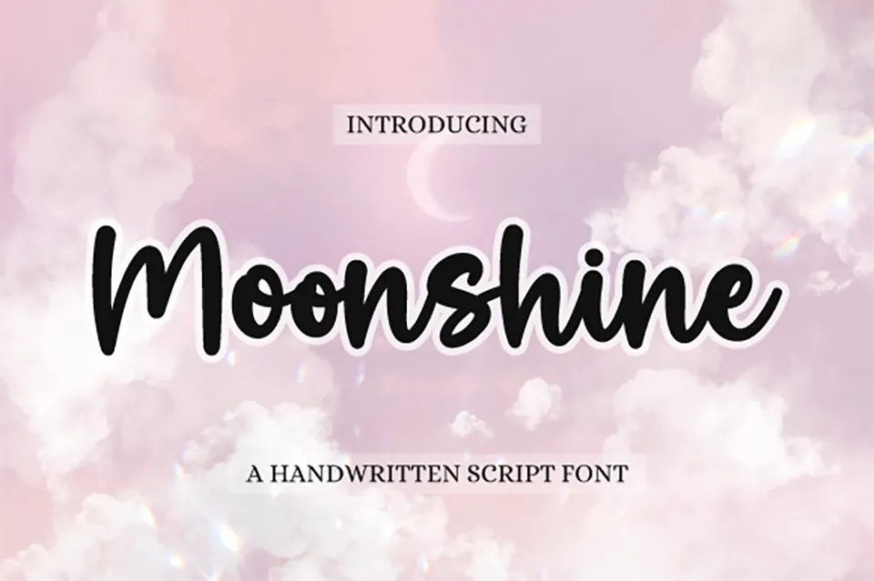 Moonshine Font