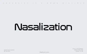 Nasalization Font
