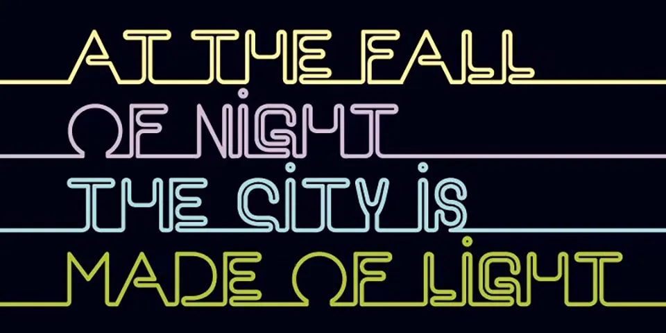 Neon Font
