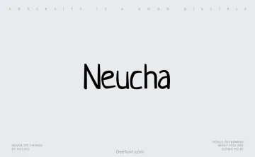 Neucha Font