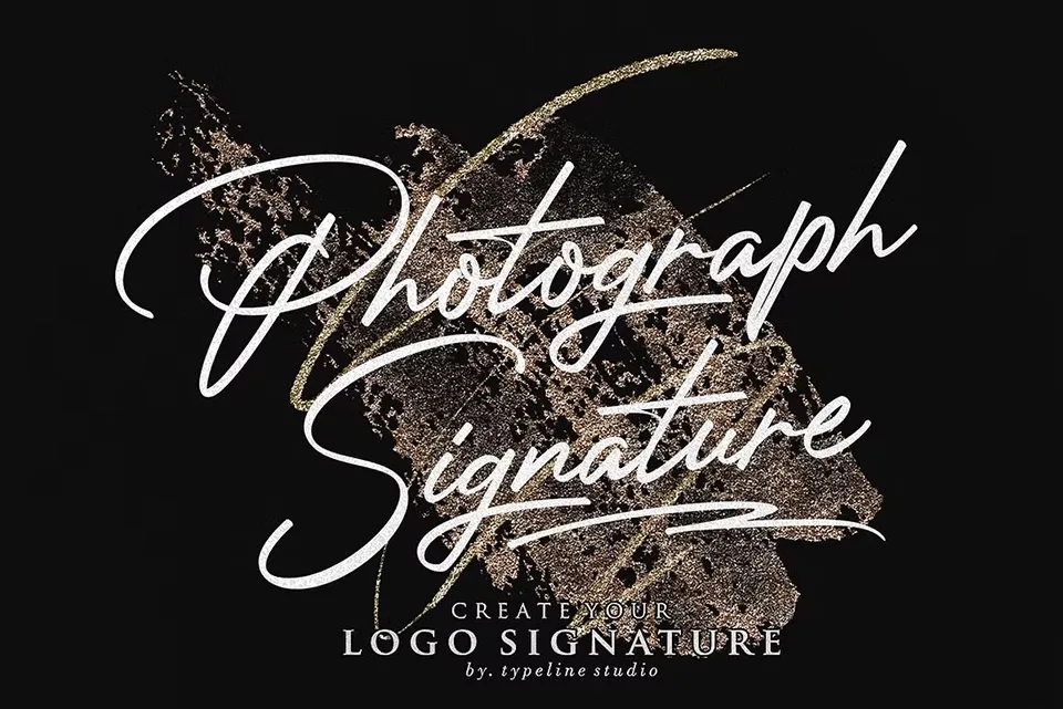 Photograph Signature Font