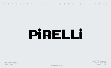 Pirelli Font