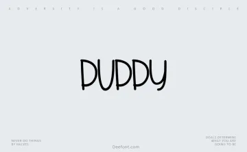 Puppy Font