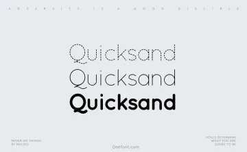 Quicksand Font
