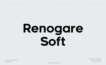 Renogare Soft Font