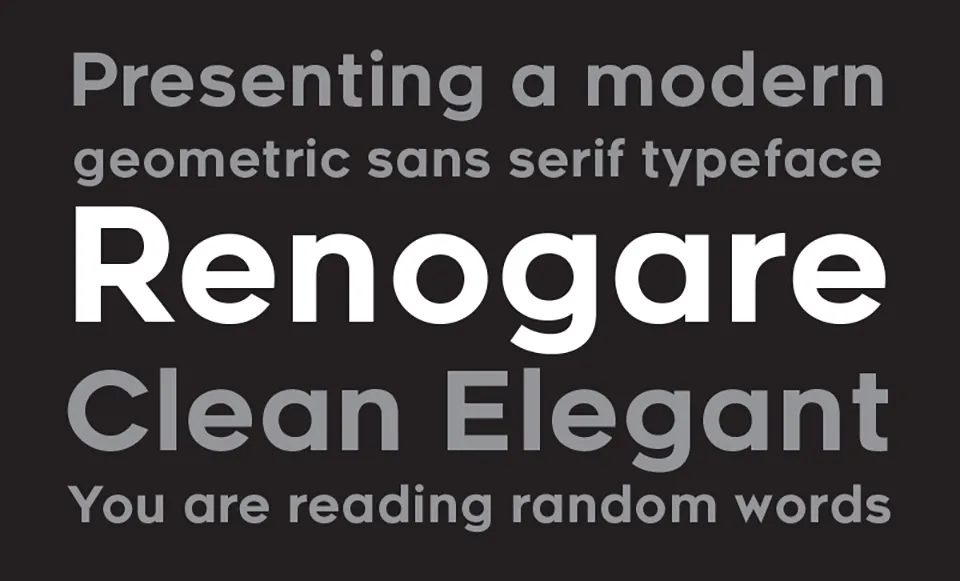 Renogare Font