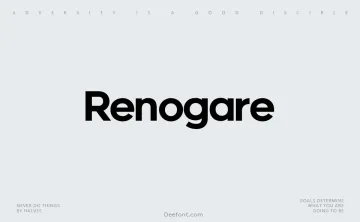 Renogare Font