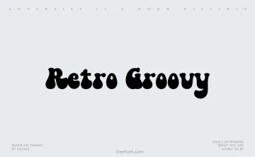 Retro Groovy Font