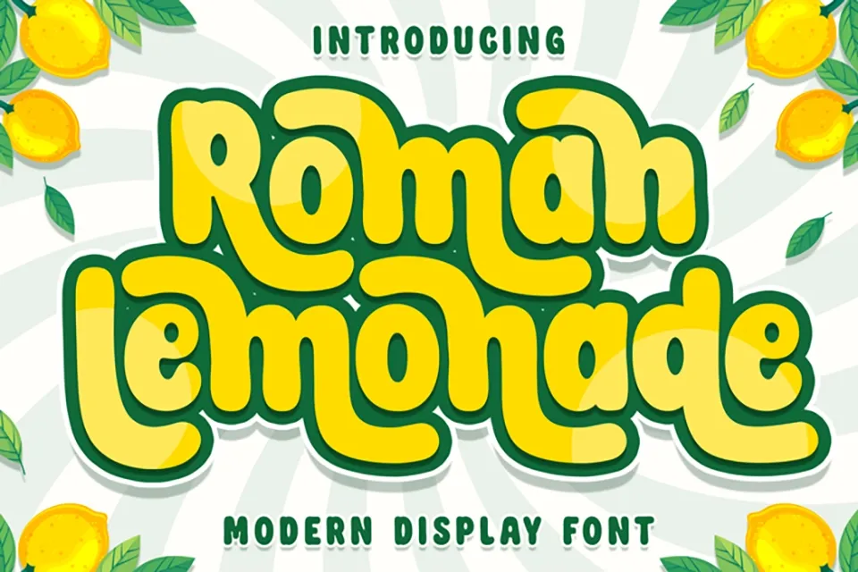 Roman Lemonade Font