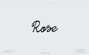 Rose Font