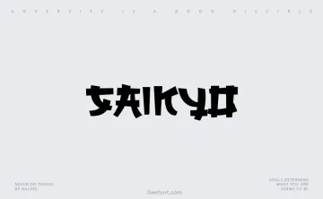 Saikyo Font