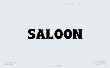 Saloon Font