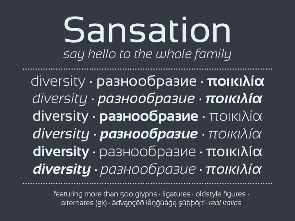 Sansation Font