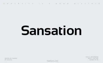 Sansation Font