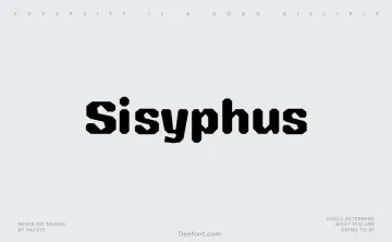 Sisyphus Font