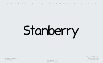 Stanberry Font