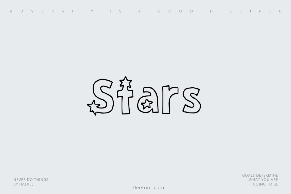 Stars Font