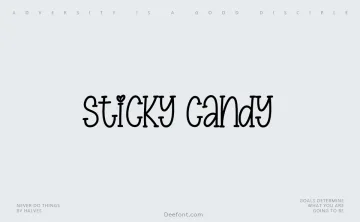 Sticky Candy Font