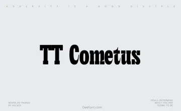 TT Cometus Font Family