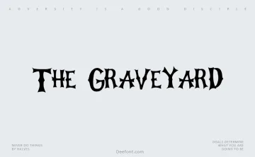 The Graveyard Font