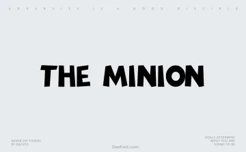 The Minion Font