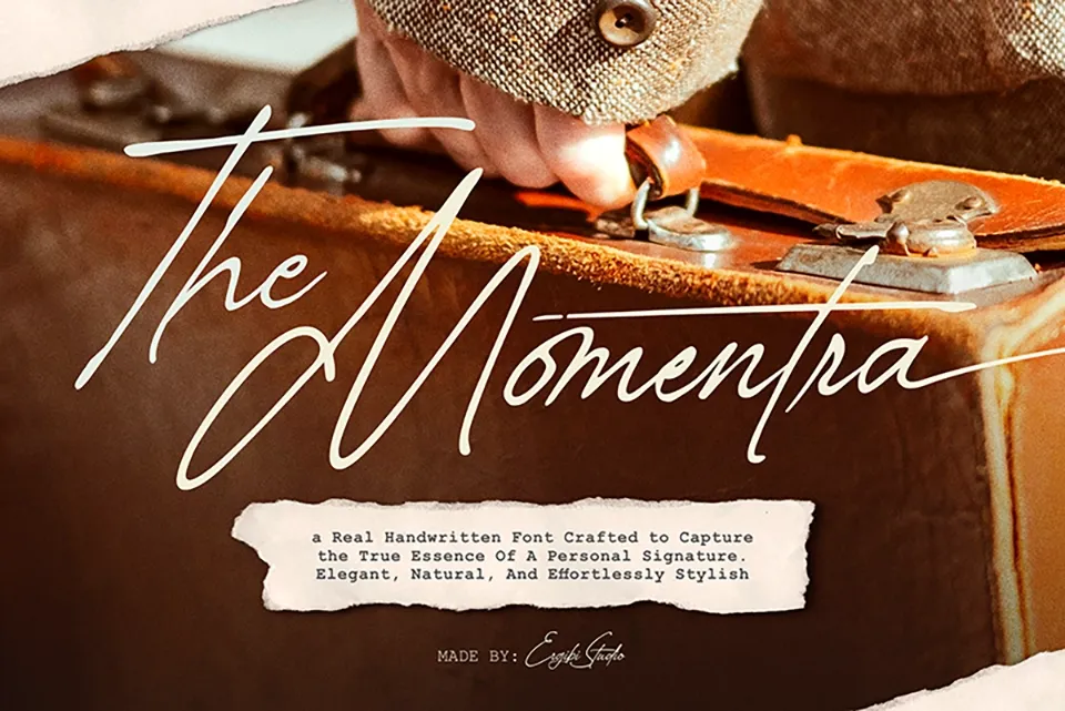 The Momentra Font