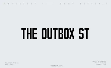 The Outbox St Font