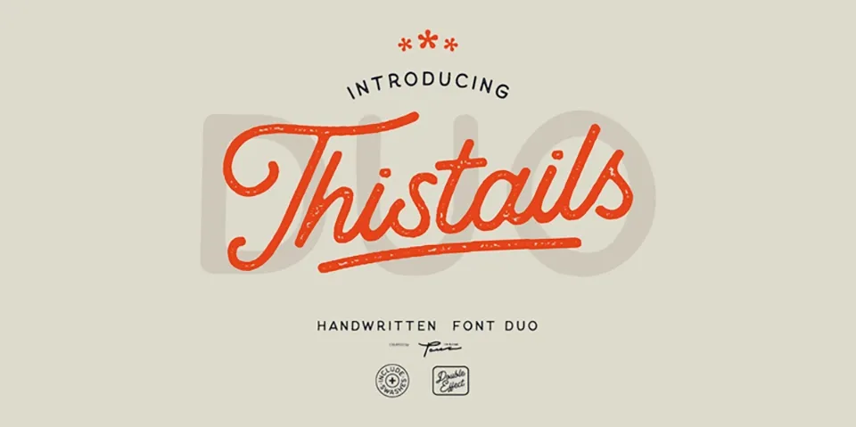 Thistails Script Font