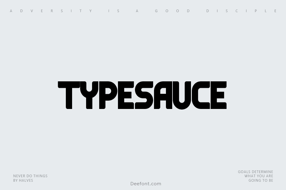 Typesauce Font