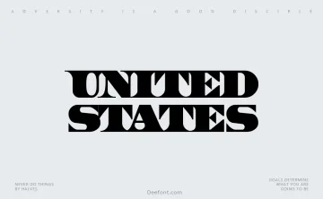 United States Font