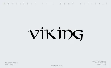 Viking Font