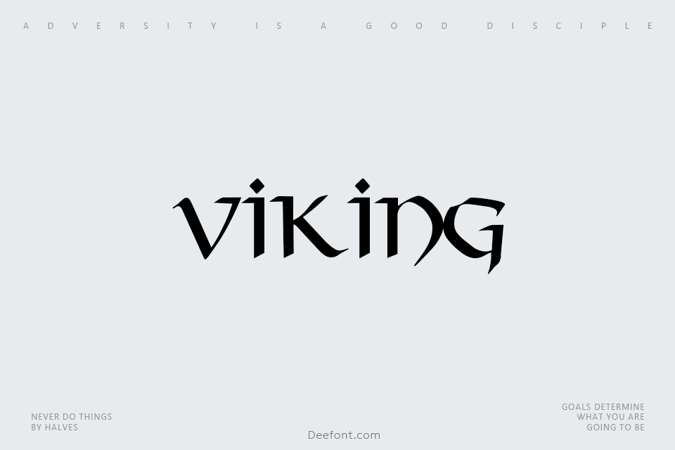 Viking Font