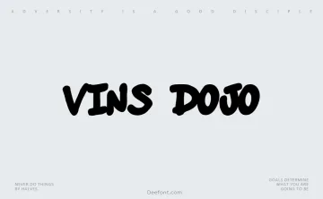Vin’s Dojo Font
