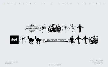 Vintage Halloween Font