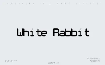 White Rabbit Font
