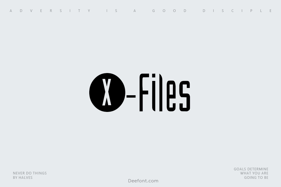 X-Files Font