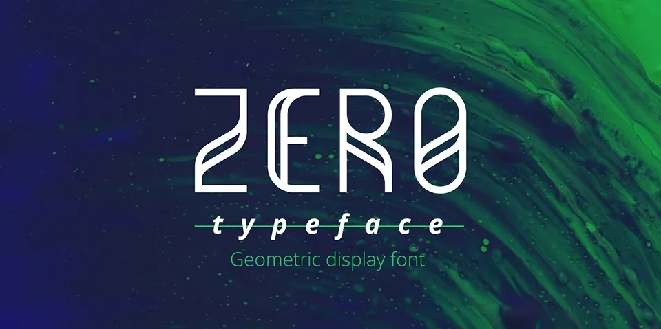 Zero Font