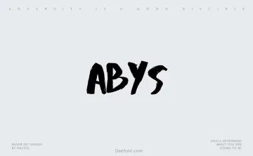 Abys Font