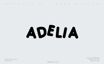 Adelia Typeface