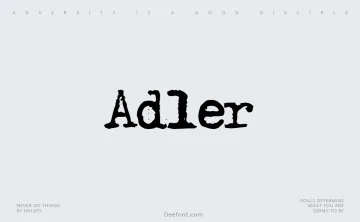 Adler Font