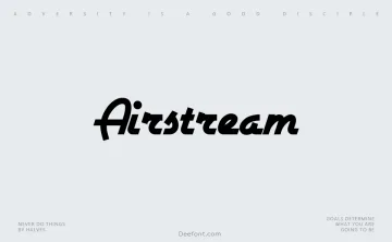 Airstream Font