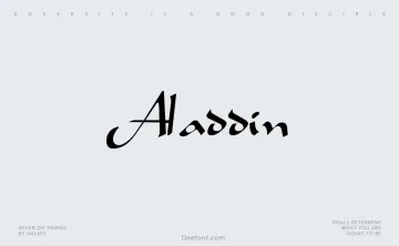 Aladdin Font
