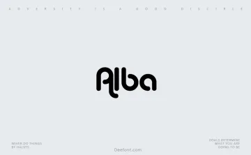 Alba Font
