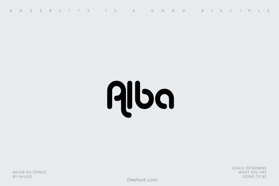 Alba Font