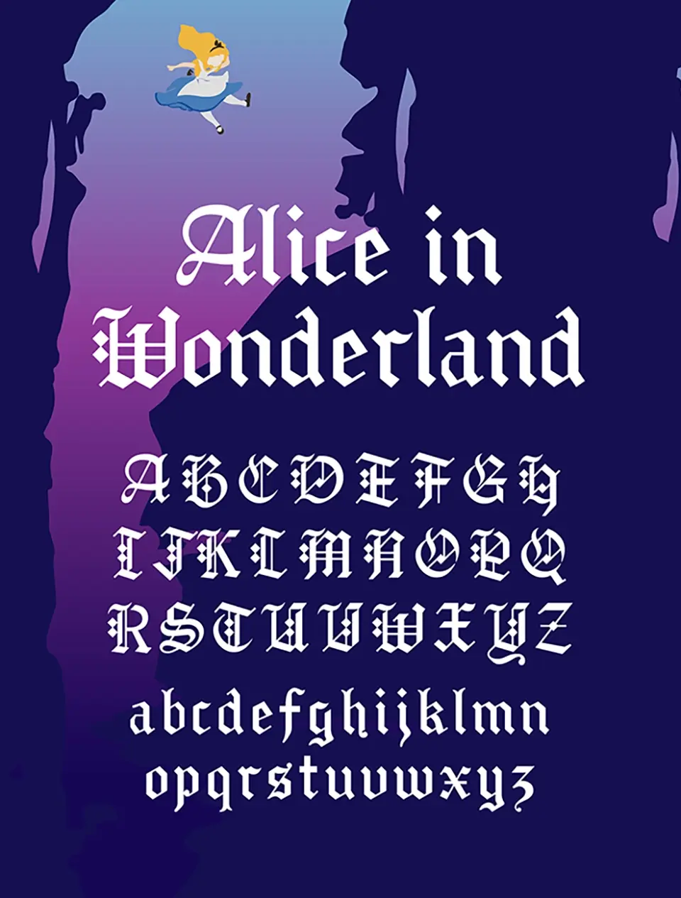 Alice in Wonderland Font