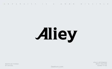 Aliey Font